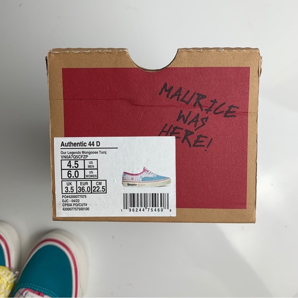 VANS X Retro BMX MONGOOSE Our Legends Authentic 44 D Shoe Women’s 6 NEW - Picture 6 of 7